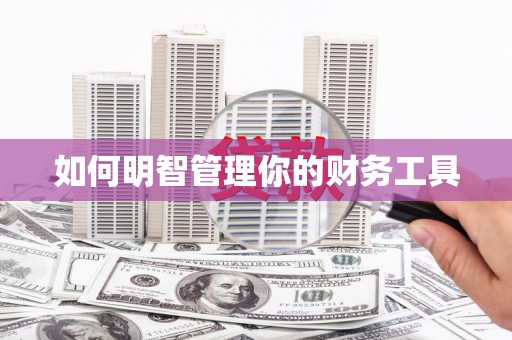 普定如何明智管理你的财务工具