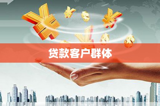 普定贷款客户群体