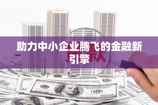 普定助力中小企业腾飞的金融新引擎