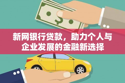 普定新网银行贷款，助力个人与企业发展的金融新选择