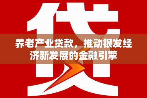 普定养老产业贷款，推动银发经济新发展的金融引擎