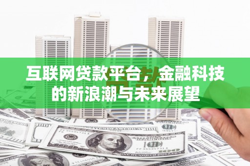 普定互联网贷款平台，金融科技的新浪潮与未来展望