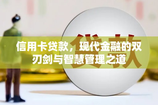 普定信用卡贷款，现代金融的双刃剑与智慧管理之道