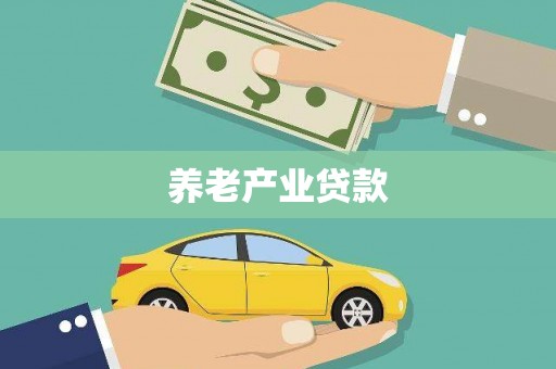 普定养老产业贷款