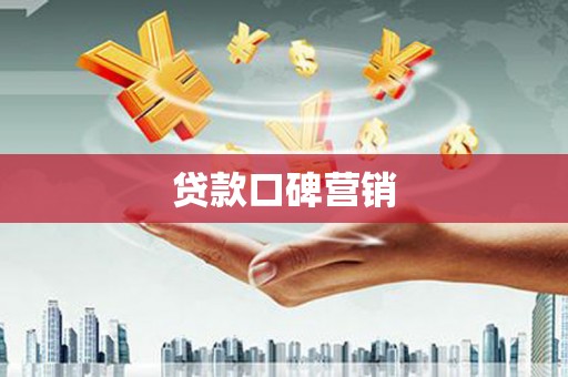 普定贷款口碑营销