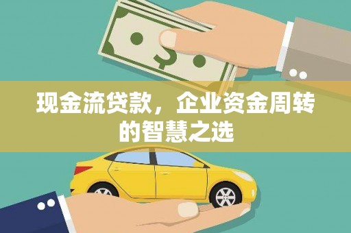 普定现金流贷款，企业资金周转的智慧之选
