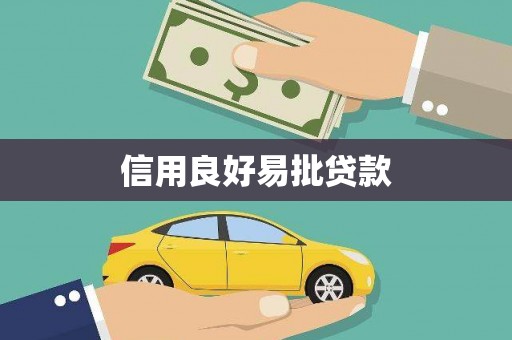 普定信用良好易批贷款