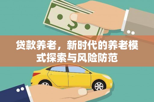 普定贷款养老，新时代的养老模式探索与风险防范